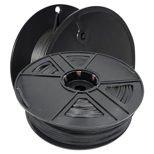 Screen Spline - 0.140", 250 Feet Roll – Round, Retainer, hollow Spline - Black