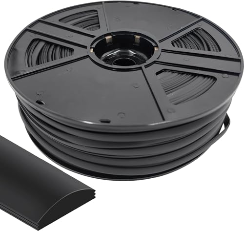 Screen Spline - 0.135", 250 Feet Roll – Round, Retainer, hollow Spline - Black