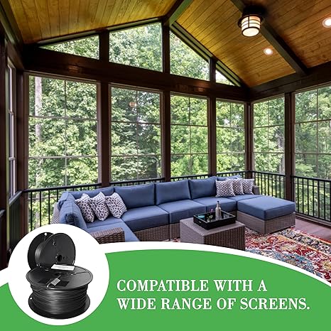 0.185 Inch Window Screen Spline 250ft roll