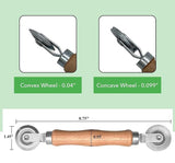 Dual-wheel Screen Roller Tool for window and door screens