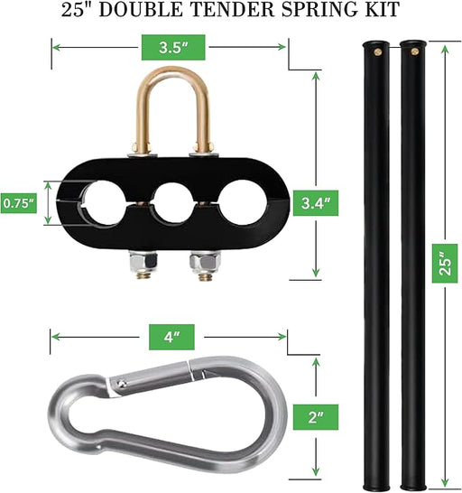 Spring Tender Tracker Double Tender Spring Kit – Heavy Duty Tracker Springs