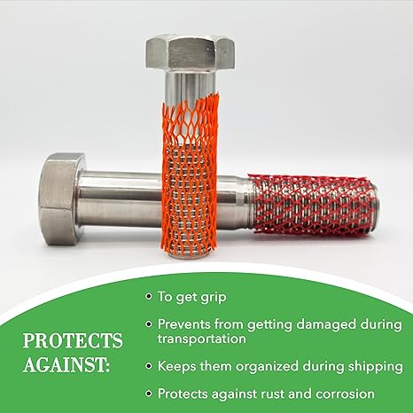 Mesh Protective Sleeves for Fastener Packaging 1/4 to 1/2 inch Range Premium Quality Product