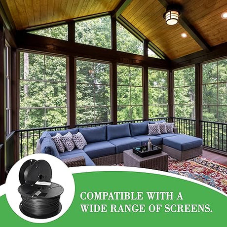 0.185 Inch Window Screen Spline 250ft roll