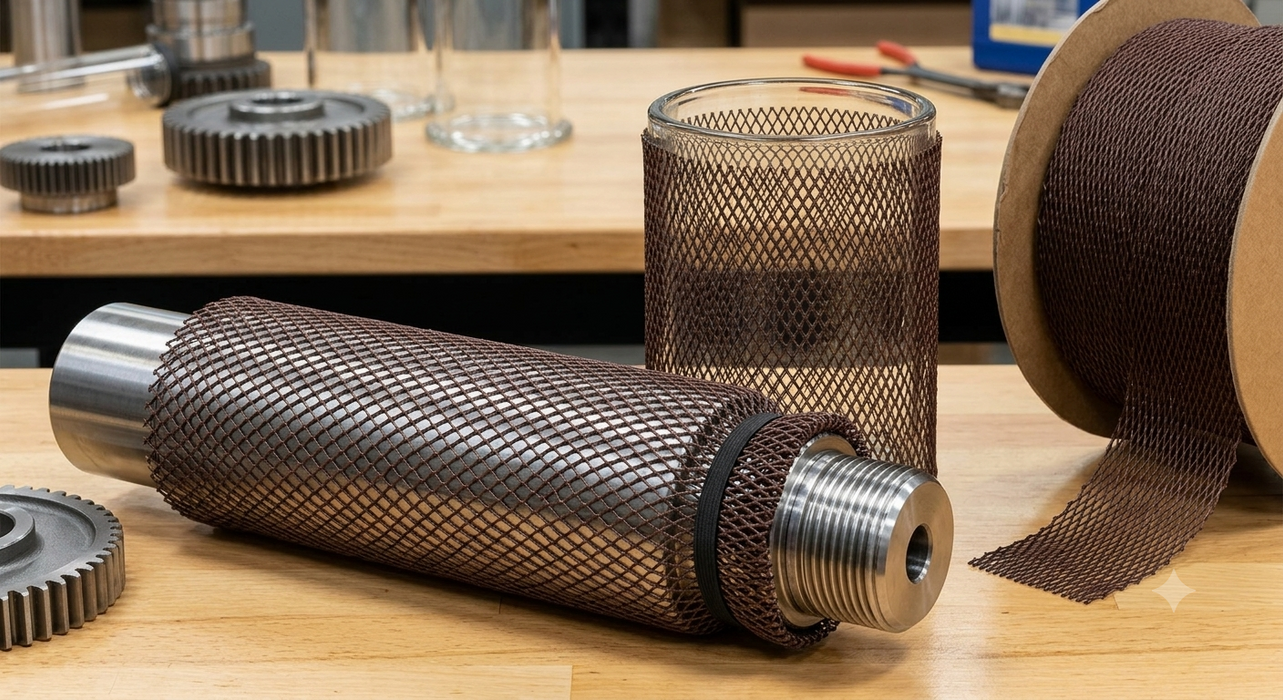 Poly450Brown Net-Fitting Surface Protection for Medium-Diameter Components