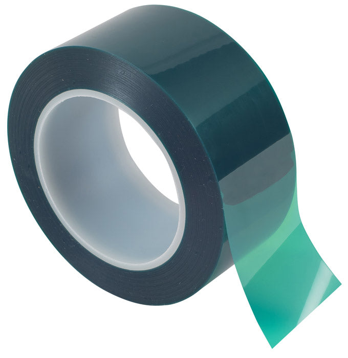 Green Polyester PET Tape-High temperature masking tape for powder coat painting and electroplating