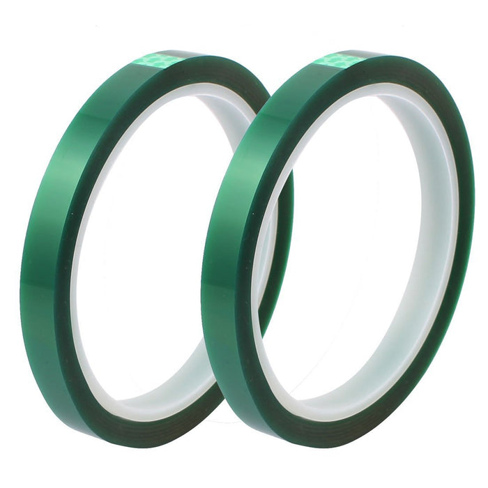 Green Polyester PET Tape-High temperature masking tape for powder coat painting and electroplating