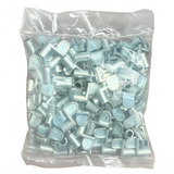 7/16 Inch Window Screen Clips, Diecast Zinc Screen Fasteners (100 Pack) in clear plastic bag.