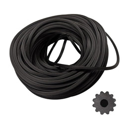 0.125 Inch Window Screen Spline Black 100ft Roll