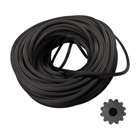 0.125 Inch Window Screen Spline Black 100ft Roll