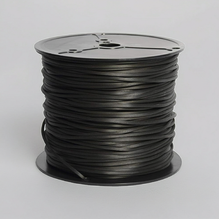 0.200 Screen Spline – 15lb Roll Round Serrated Retainer Spline (Black)